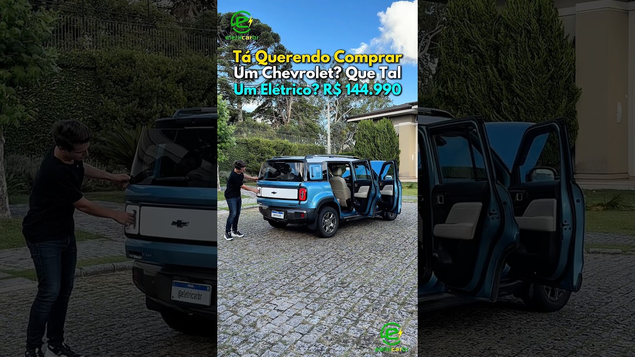 Tá Querendo Comprar Um Chevrolet? Que Tal Um Elétrico? R$ 144.990⚡