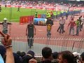 Napoli - Frosinone - pulcinella in azione