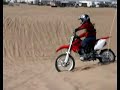kid on crf 150r at pismo beach