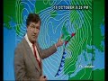 bbc the last (& inaccurate) weather broadcast by bill 'farmer' giles on the night before the storm of 1987.