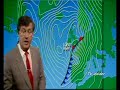 bbc the last (& inaccurate) weather broadcast by bill 'farmer' giles on the night before the storm of 1987.