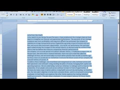 how to eliminate extra spaces in word