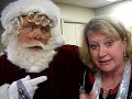Nana talking with Santa