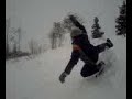 alex failing at snowboarding