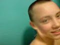 andy getting shaved