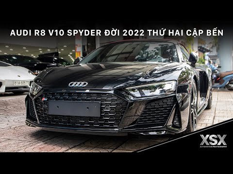 Audi R8 V10 Spyder 2022 thứ hai cập bến: Lamborghini Huracan phiên bản giá rẻ cho đại gia Việt | XSX