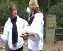vicky and katy being attacked by the BIRDS
