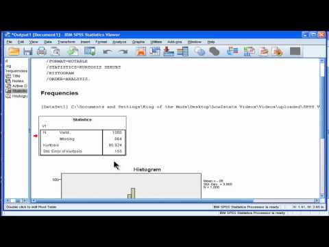 how to define kurtosis