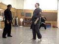 Proffesor Peralta teaching in his dojo 2002