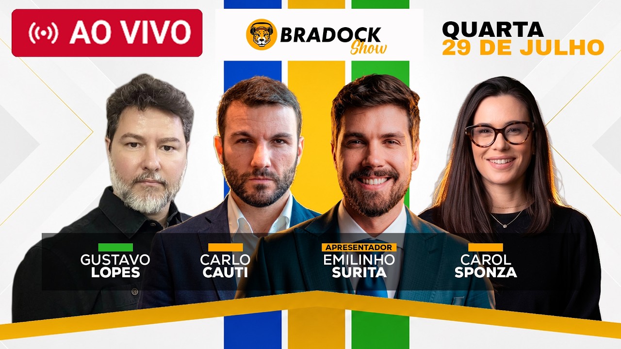 Bradock Show - 28/07/2026 | EMILINHO, CARLO CAUTI, CAROL SPONZA E GUSTAVO LOPES