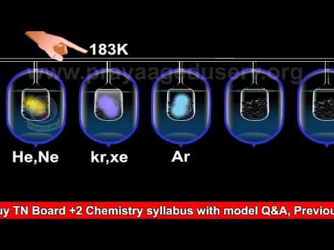 how to isolate noble gases