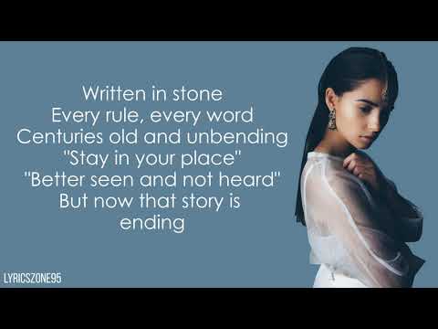 Naomi Scott - Speechless (Lyrics) (From "Aladdin")