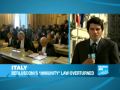 Immunity law overruled, Berlusconi determined to stay put