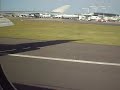 QF8012, landing and rollout in Sydney