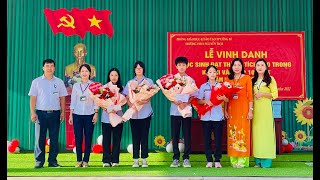 Trường THCS Nguyễn Trãi tuyên dương học sinh đạt thành tích cao trong kỳ thi vào lớp 10 THPT năm học 2022-2023