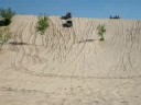 Silver Lake Sand Dunes:  LBW 2008. Trucks Playing Hard!!!!!!!!!! OUCH