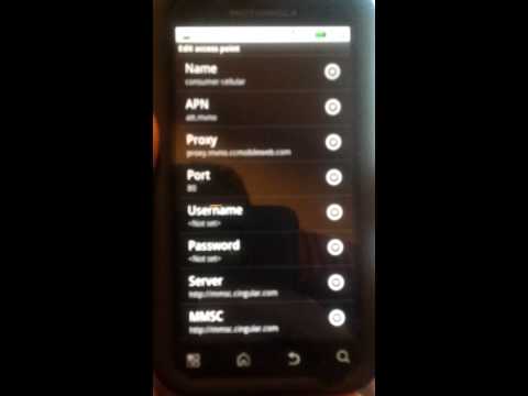 how to set mms settings on android