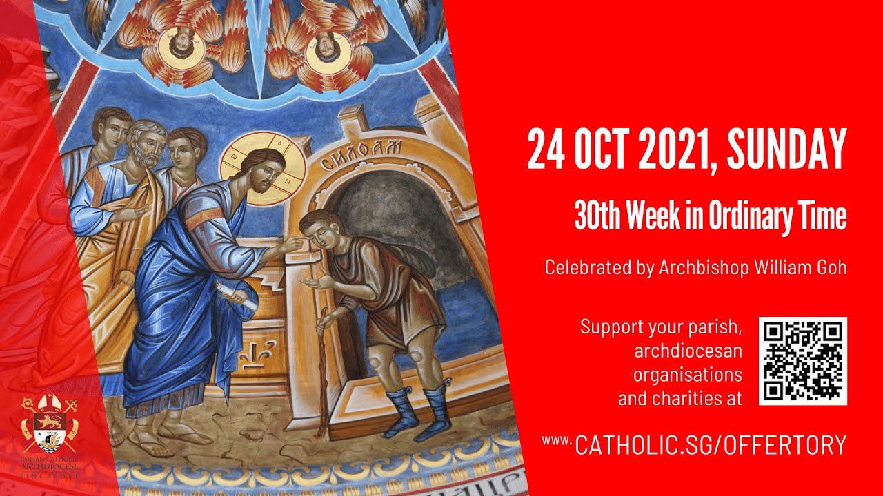 Catholic Singapore Sunday Mass 24 October 2021 Today Live Online