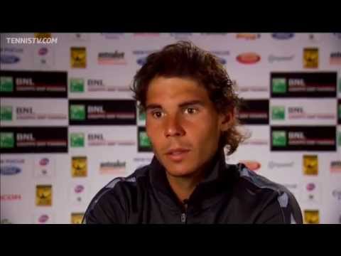 (Spanish) Nadal Talks About Reaching Seventh Rome Final