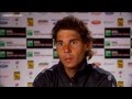 (Spanish) Nadal Talks About Reac...
