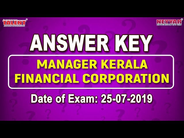 Kerala PSC Exam (25-07-2019)