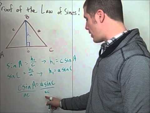 how to prove the law of sines