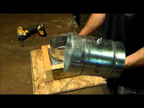 how to install a c vent