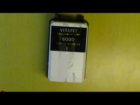 how to repair aquarium air pump