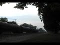 2 NS Trains Head Through Goshen IN