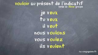 Le verbe vouloir au présent