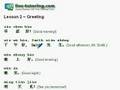 Learn Mandarin Chinese Lesson 2 - Greetings