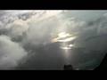 through clouds