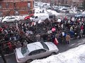 There's an anti-mubarak Egyptian protest march in downtown Boston. http://www.youtube.com/watch?v=8avQt0BP1gc #egypt