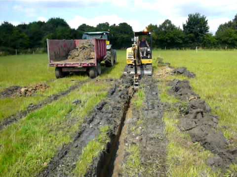 how to make an agricultural drain