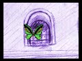 butterfly kiss in Alhambra