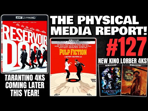 PULP FICTION AND RESERVOIR DOGS 4KS ANNOUNCED! | THE PHYSICAL MEDIA REPORT #127