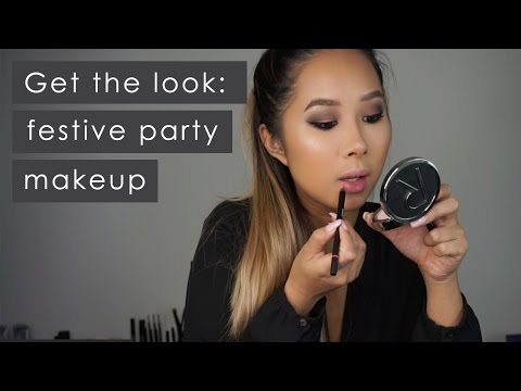 Get the look: festive party makeup tutorial