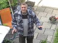 bob walks around in his garden hanging out with punky ... manduland yamandu roos 