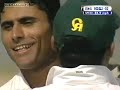 The famous 'Win in the Dark'. Requested by myjkyz87. The azaan had already sounded, and the sun had sunk far beneath the Karachi horizon, when Graham Thorpe played the chinese cut off Saqlain Mushtaq, triggering mass jubilation from England's cricketers, not to mention the small knot of fans - all 12 of them - who had clung on in the fast-fading light. It had been an astonishing sprint to the finish, in a series that England - under the emotional, attritional leadership of Nasser Hussain - had paced to perfection. With the side in a transitional phase after the serial failures of the 1990s, Hussain's mantra was 
