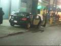 Some guy dancing to jonas brothers in NYC