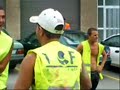 manifestación por la disolución de la unipol