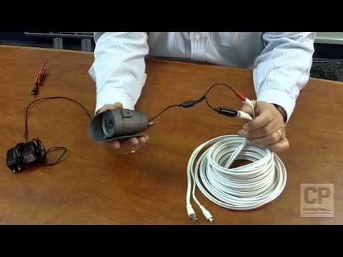 how to connect surveillance camera to tv