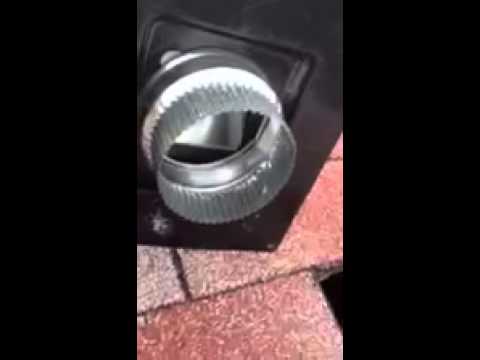 how to vent a bathroom fan through the roof