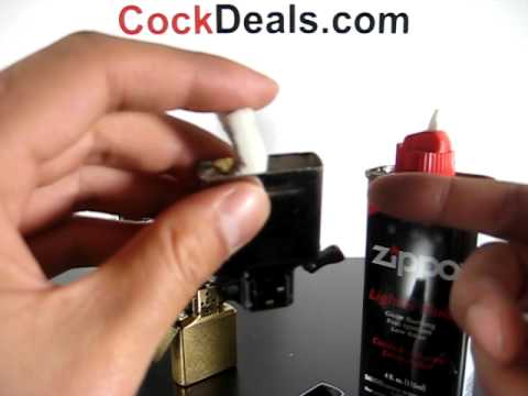 how to fill zippo lighter with fuel