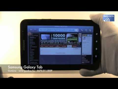 Samsung P1000 Galaxy Tab 32GB teszt vide�