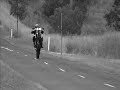 Triumph Speed Triple in action (TORS fitted)