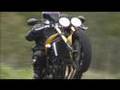 Triumph Speed Triple in action (TORS fitted)