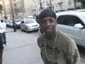 J-HOOD DRAGING HIS D BLOCK CHAIN.