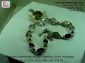 Handmade silver necklace with Lemon, Garnet, Peridot, Citrin Handmade silver necklace with Lemon, Garnet, Peridot, Citrin
