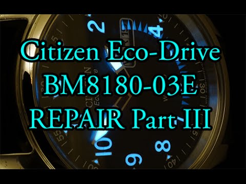 how to repair eco drive watch